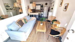 Boho Greek Haven with Orange Grove Views Near Beach
